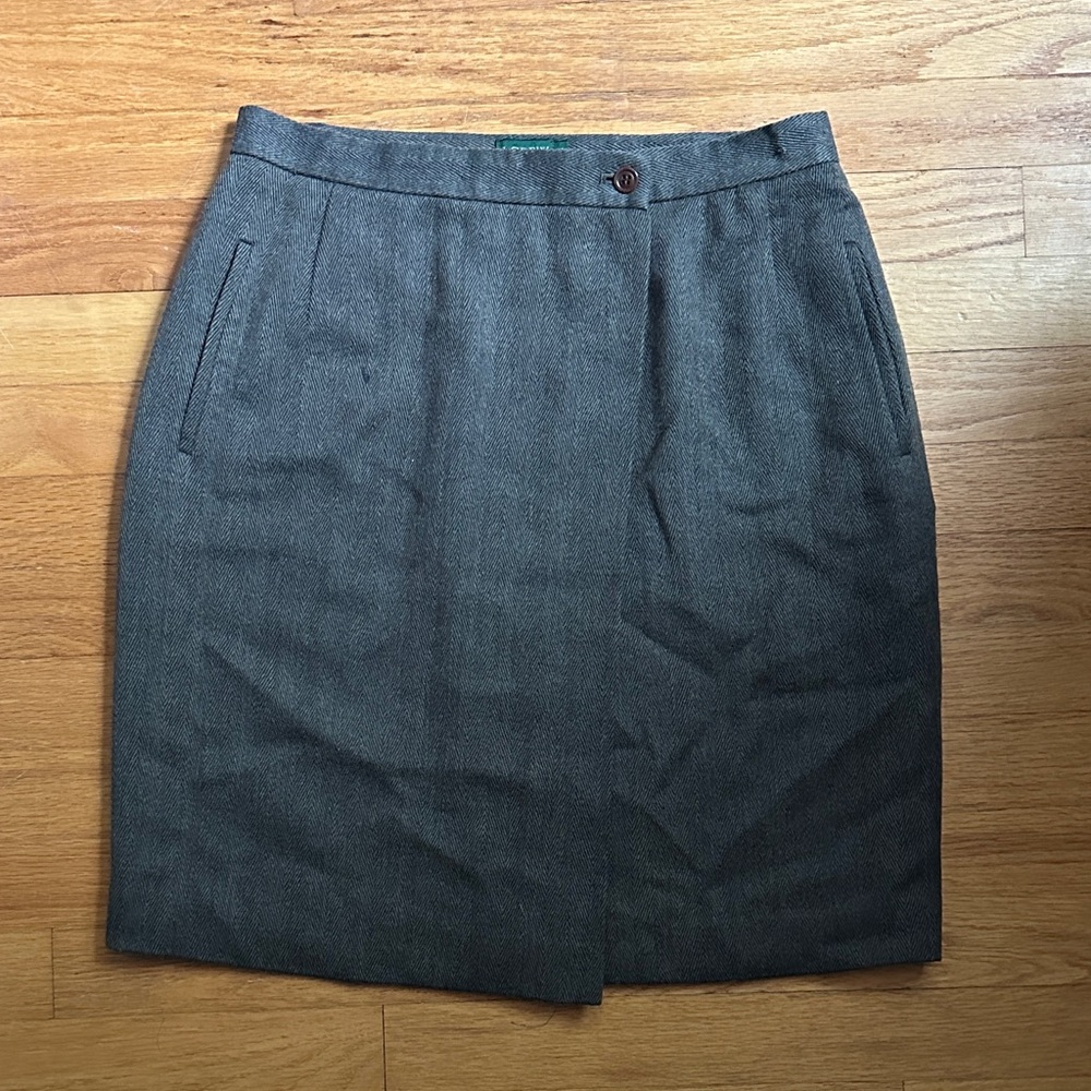 Vintage J.Crew Tweed Wrap Skirt